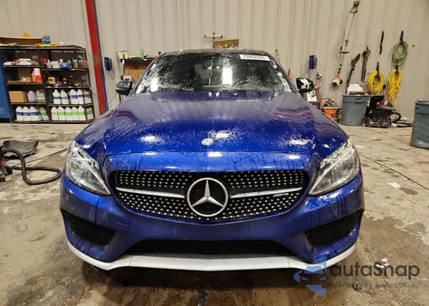 2017 Mercedes-Benz C 43 4Matic Amg z USA, uszkodzony, nr VIN 55SWF6EB6HU215870